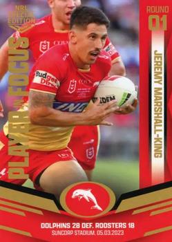 2023 NRL Player In Focus #IF01 Jeremy Marshall-King Front
